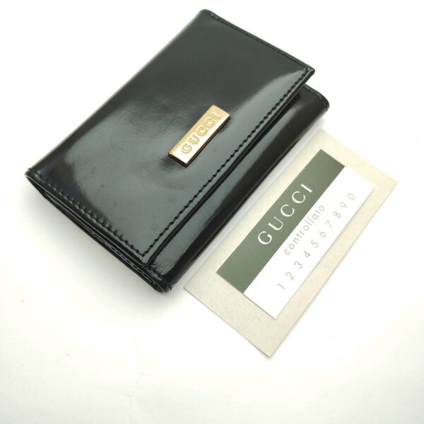 グッチ 6連 GUCCI キーケース カード付き メモB2-74