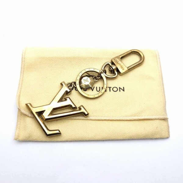 ポルトクレLVファセット キーホルダー ルイヴィトン チャーム LOUIS VUITTON キーリング 袋付き メモB5−68