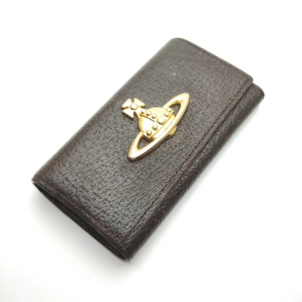 ヴィヴィアンウエストウッド キーケース Vivienne Westwood 4連 メモA5-30▲