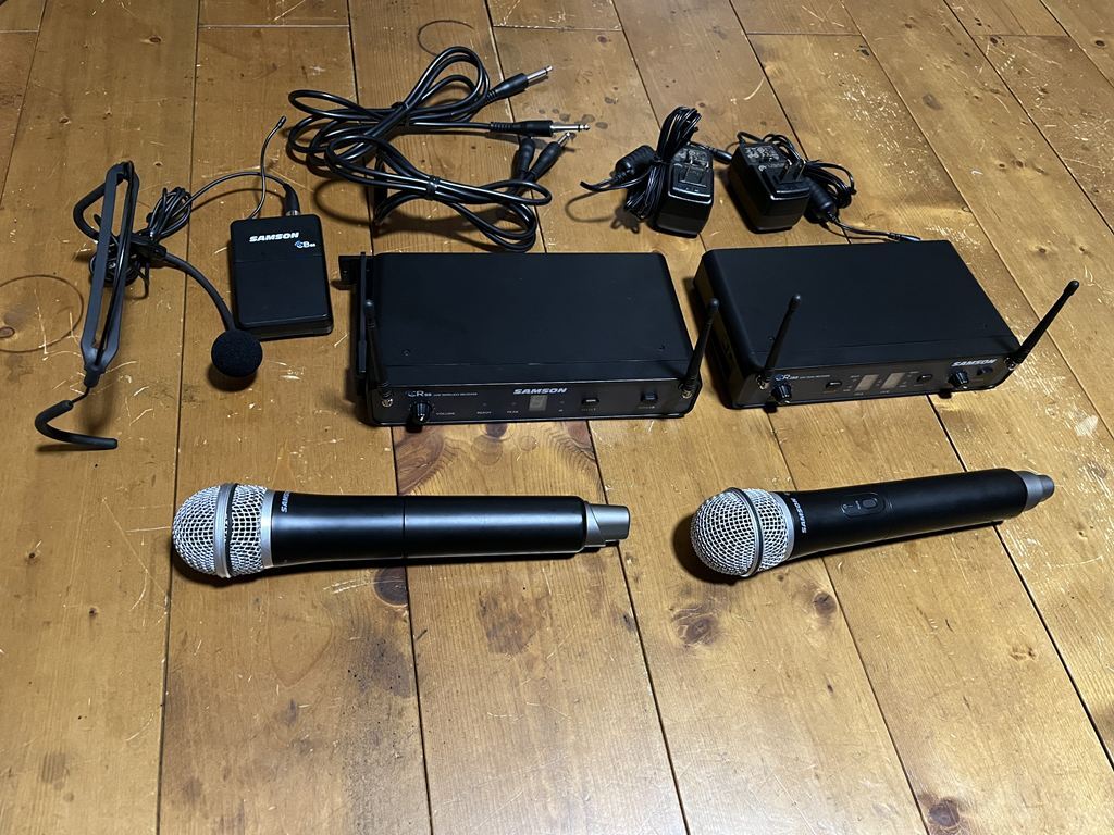 S*a様 SAMSON ワイヤレスマイクセット 中古品 Yahoo!オークション -「samson ワイヤレス マイク」の落札相場