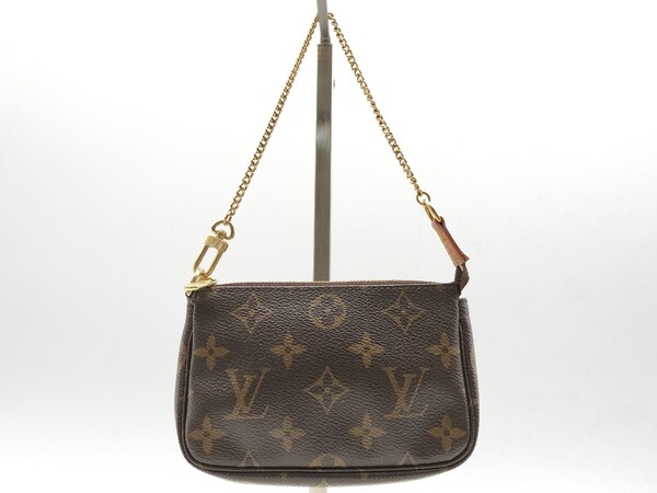 LOUIS VUITTON モノグラム ミニポシェットアクセソワール ハンドバッグ ポーチ M58009 バッグ ルイヴィトン