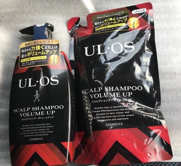 ♪送料無料♪UL.OSスカルプシャンプー&替えセット ボリュームアップ