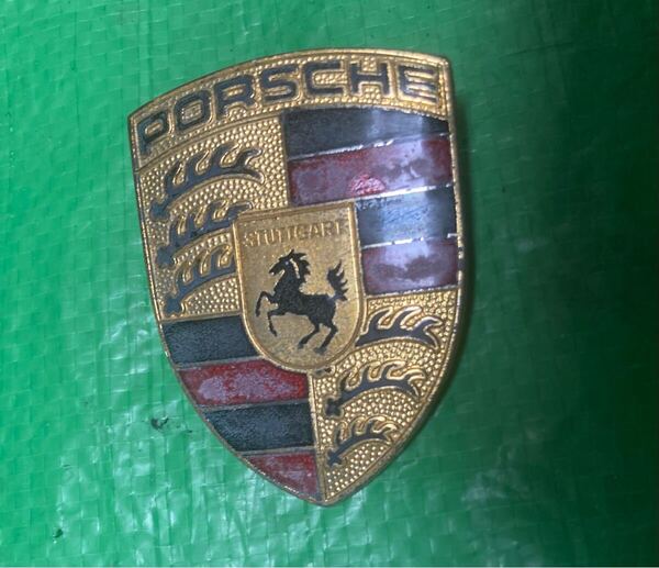 ポルシェ ボンネット クレスト PORSCHE エンブレム