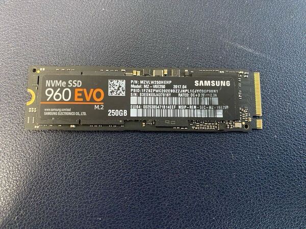 ■□SAMSUNG SSD 960 EVO(MZ-V6E250) 250GB NVMe SSD□■