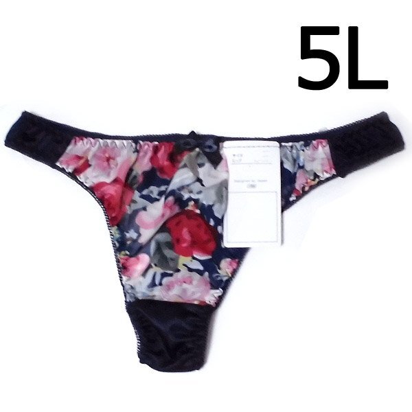 ※新着【5L】TB170 Tバックレディスショーツ 5L:112～120cmネイ