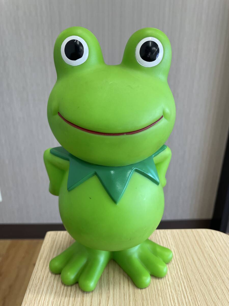 当時物☆von traumer ケロタン 貯金箱 トリマー カエル ソフビ A80S12152/10 当時物☆von traumer ケロタン 貯金箱 トリマー カエル ソフビ A80S12152/10