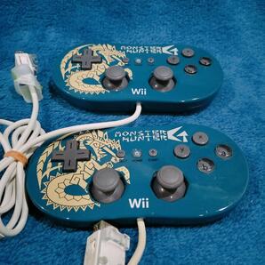 限定色 モンスターハンターブルー Wiiコントローラー 2個セット