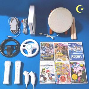 任天堂★太鼓の達人超ごうか版 マリオカート★Wiiリモコン★wiiハンドル wii本体 タタコン wiiリモコン 送料無料 ヌンチャク