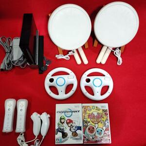 任天堂 太鼓の達人 wiiリモコン wiiハンドル wii本体 マリオカートwii タタコン ヌンチャク