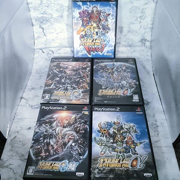 スーパーロボット大戦シリーズ ソフト PS2 ゲーム5セット まとめて
