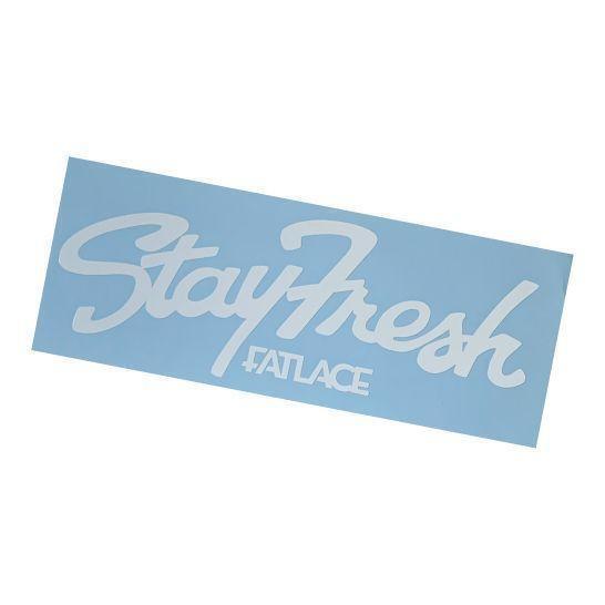 在庫限り FATLACE StayFresh カッティングステッカー ホワイト ヴィンテージストック JDM USDM 北米仕様 ファットレース illest イレスト