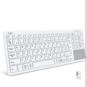 Ewin Bluetooth/USB 無線両対応キーボード 2.4Ghz接続