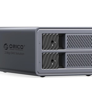 ORICO HDDケース2台 22TB*2 USB3.0接続9828U3