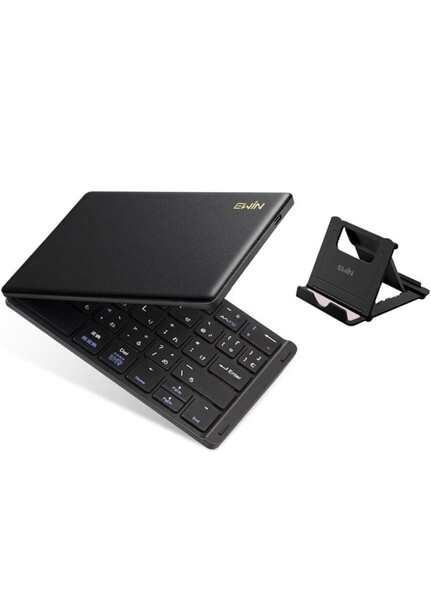 Ewin 最新型 キーボード Bluetooth 日本語配列 折りたたみ式 ワイヤレス ブルートゥース 薄型 無線 USB充電式