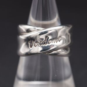 A431 VENDOME ヴァンドーム 925S刻印 リング ロゴ デザイン シルバー 指輪 14~15号
