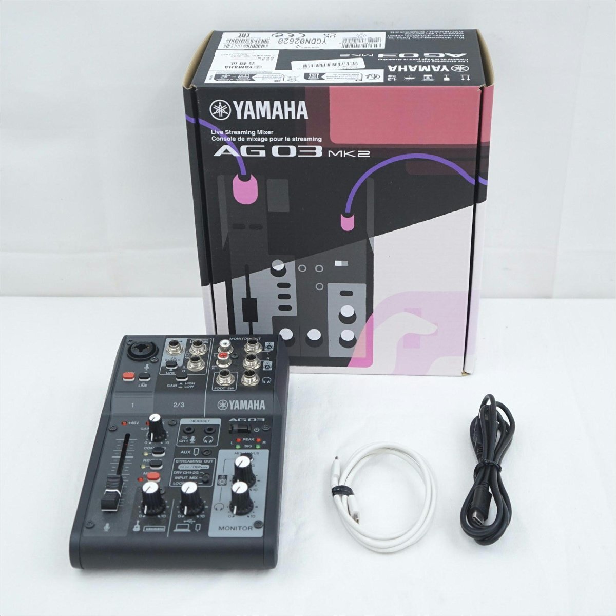 2025年最新】Yamaha AG03 オーディオミキサーの商品一覧 - Yahoo