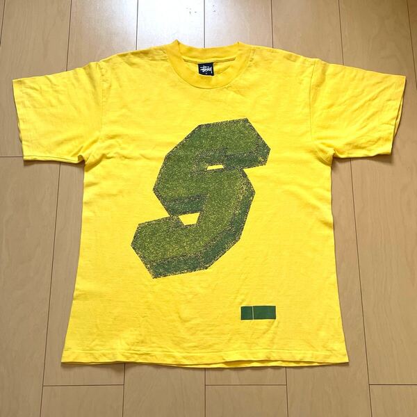 stussy USA製 Tシャツ アメリカ製 90s 半袖 ロンT ニューヨーク フォトT オールド ステューシー old デカロゴ バックプリント 紺タグ