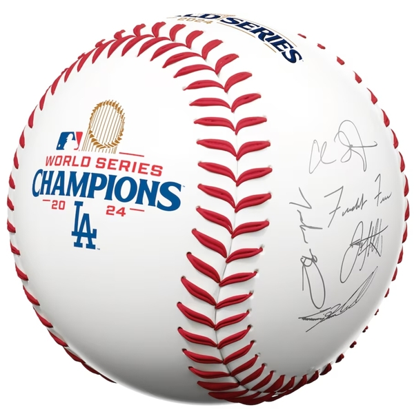 MLB 大谷翔平 ワールドシリーズ優勝記念レプリカサインボール ドジャース ワールドチャンピオン 山本由伸 ローリングス