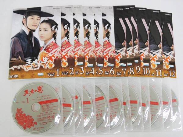 K-3047 王女の男 全12巻(ケースなし) DVD レンタル版 パク・シフ〈日本語吹替え有〉
