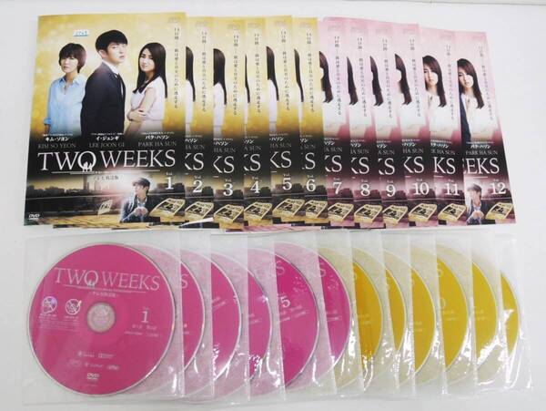 K-3056 TWO WEEKS テレビ放送版 全12巻(ケースなし) DVD レンタル版 イ・ジュンギ 〈日本語吹替有〉