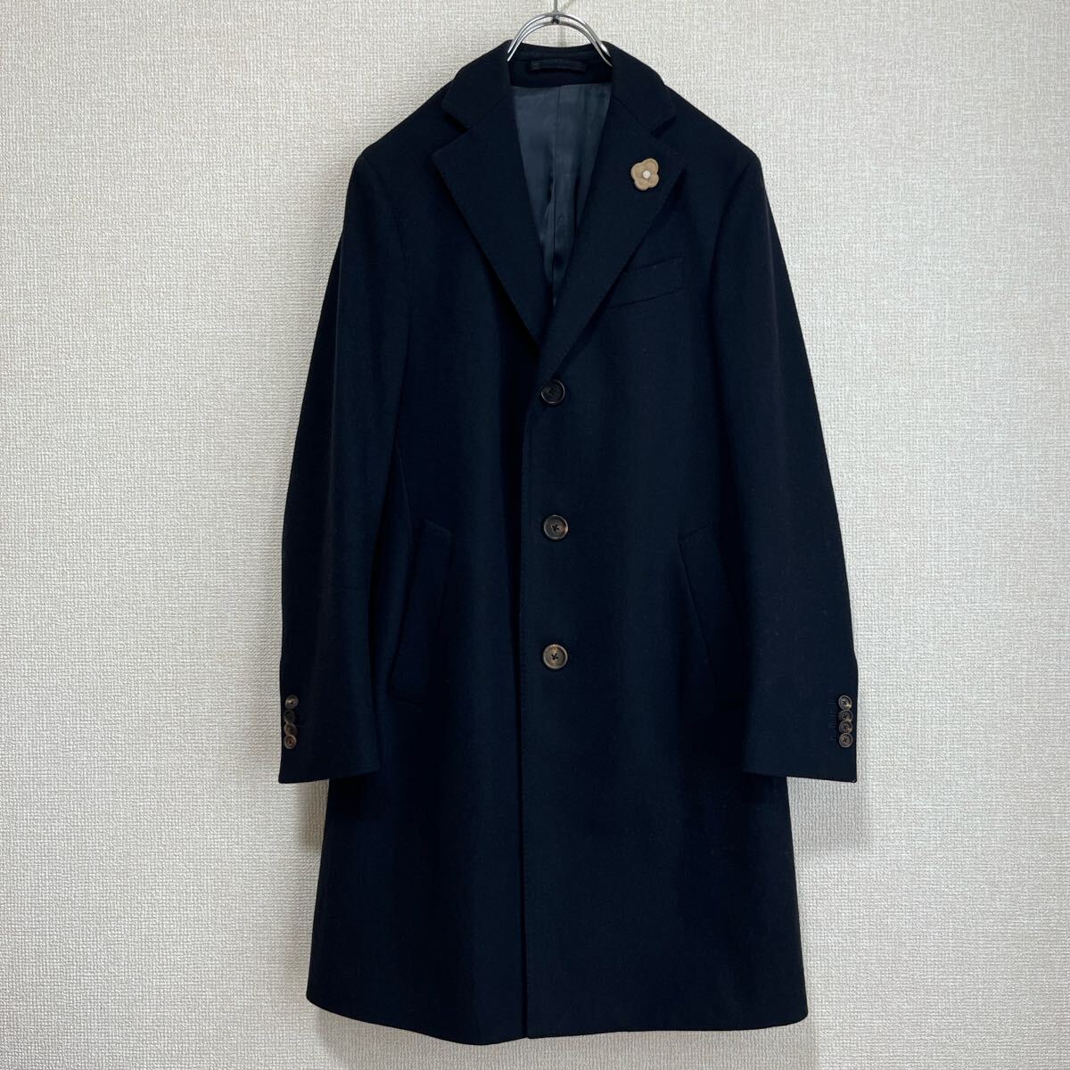 【美品】LARDINI チェスターコート/ウール/ネイビー/サイズ46 2025年最新】Yahoo!オークション -ラルディーニ コート 46の中古