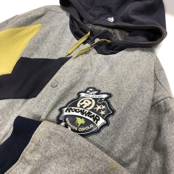 ROCAWEAR アウター ジャケット ブルゾン グレー メンズ3XL