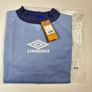 【USA M / ASIA L】 新品 UMBRO Iconic Drill Top Blue アンブロ アイコニック ドリル トップ ブルー オアシス リアムギャラガー着用 F1574