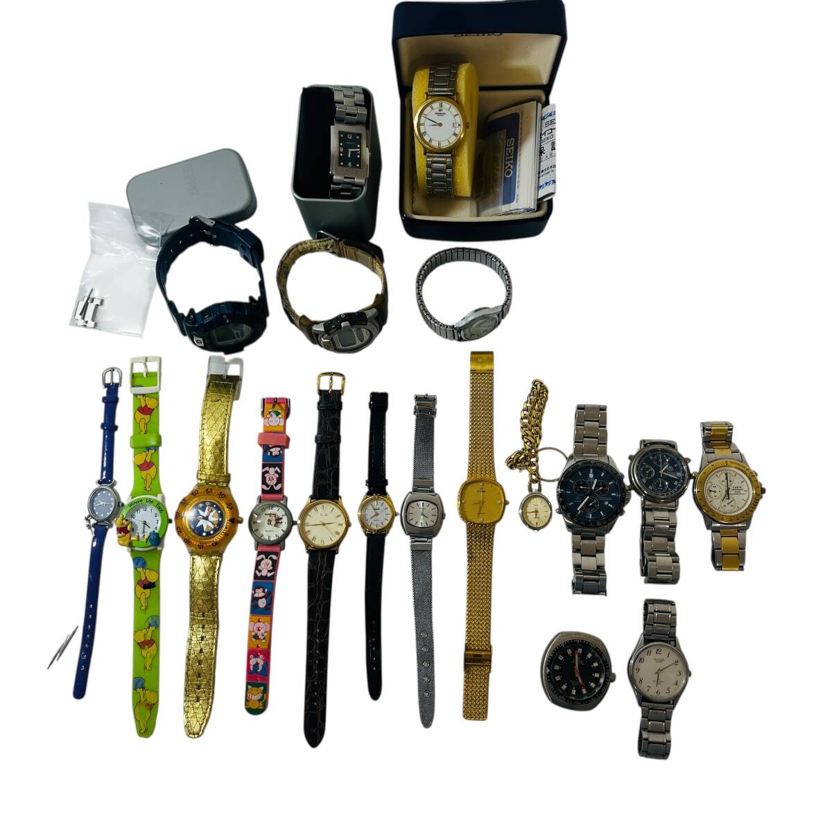 1円〜まとめて時計T7【中古ジャンク品】 SEIKO CITIZEN他