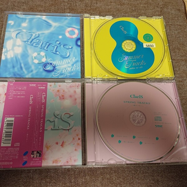 2枚セットまとめて ClariS spring tracks summer tracks CD 帯付