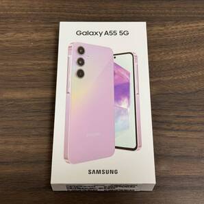 【SIMフリー】Galaxy A55 5G|8GB/128GB ライラック【新品未開封】SD対応|5000万画素|5年間アプデ|高性能|高画質|軽量