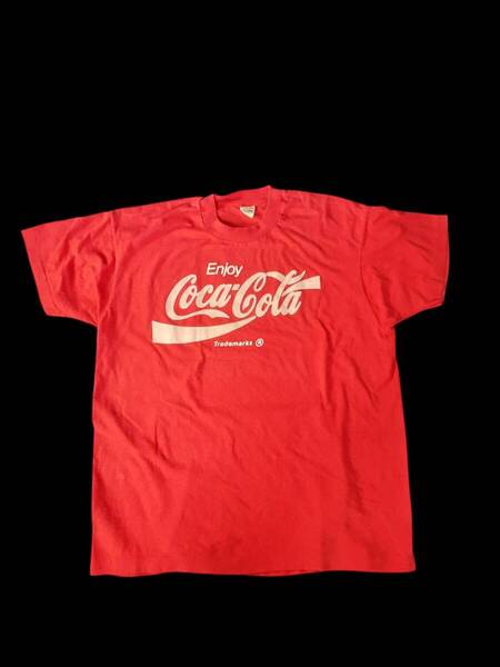 vintage 70s 80s coca cola コカ・コーラ Tシャツ XL 企業物 made in USA