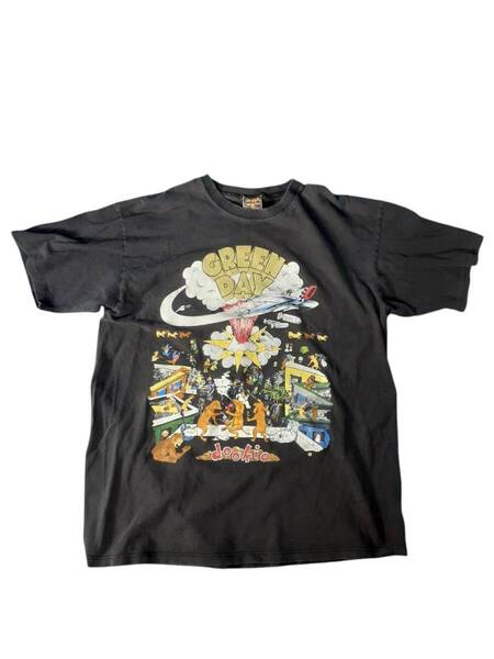 希少 90s Green day dookie Tシャツ XL グリーン・デイ バンドTシャツ 古着