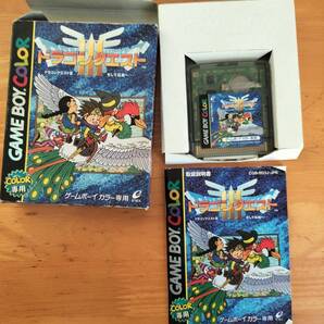 【動作未確認】GBC ゲームボーイカラー専用ソフト ドラゴンクエストIII そして伝説へ COLOR専用 ドラクエ3 外箱・説明書付き ジャンク扱い