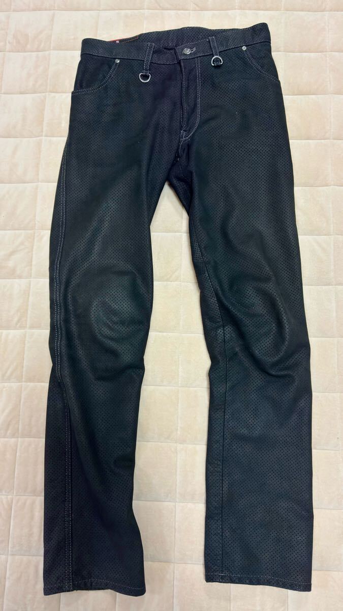 Hyod スマートレザー D3O 31インチ 黒 レザーパンツ・Smartレザーパンツ | ラインアップ | HYOD