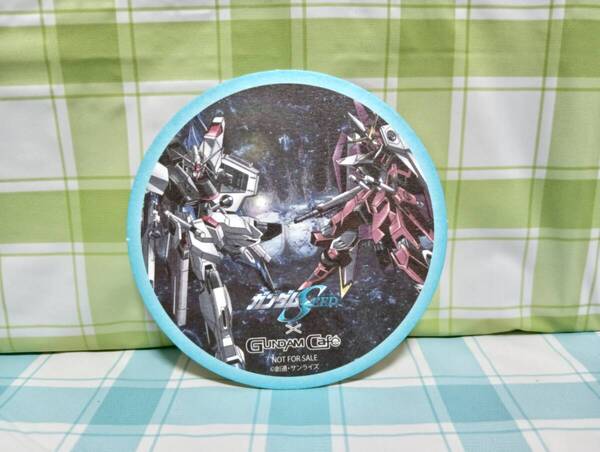 機動戦士ガンダムSEED コースター フリーダムガンダム ジャスティスガンダム 非売品 ガンダムカフェ限定