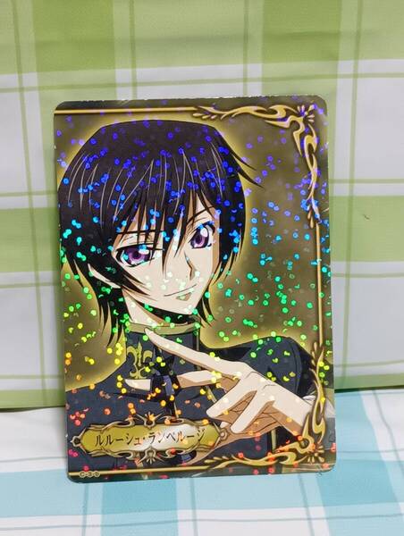 BANDAI バンダイ コードギアス 反逆のルルーシュR2 CPプレート C-3-b ルルーシュ・ランペルージ カード ホログラム CLAMP ブロマイド