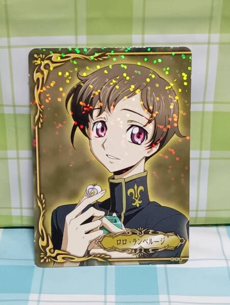 BANDAI バンダイ コードギアス 反逆のルルーシュR2 CPプレート C-3-a ロロ・ランペルージ カード ホログラム CLAMP ブロマイド