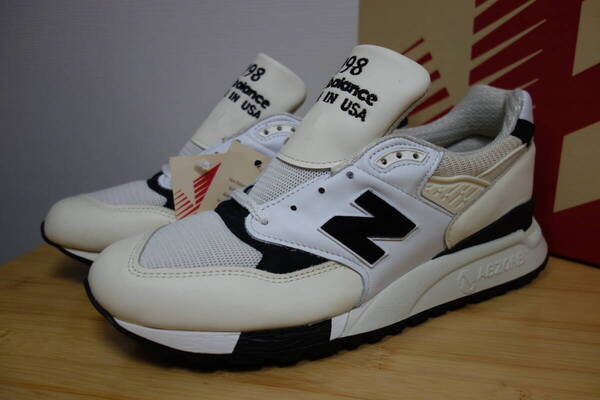 定価3.7万円 未使用 New Balance U998 TI 26.5cm 白 USA 576 990 991 992 993 996 997 998 1300 1400 1500 UK NV GY v1 v2 v3 v4 v5 v6