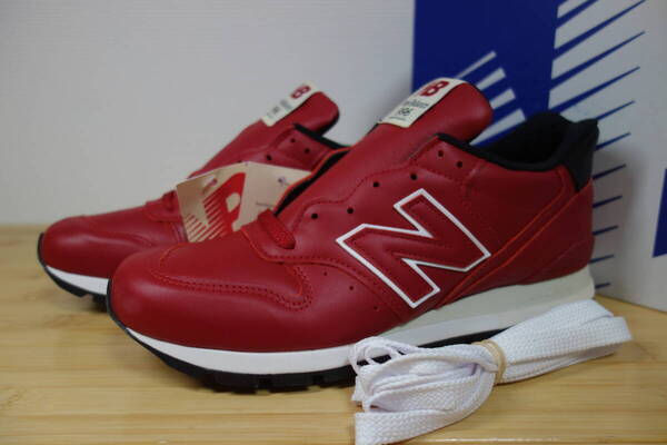 未使用 New Balance U996 RB 27cm USA 赤 レザー 576 990 991 992 993 995 996 997 998 1300 1400 1500 UK NV GR v1 v2 v3 v4 v5 v6 限定