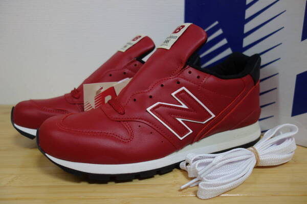 未使用 New Balance U996 RB 28cm USA 赤 レザー 576 990 991 992 993 995 996 997 998 1300 1400 1500 UK NV GR v1 v2 v3 v4 v5 v6 限定