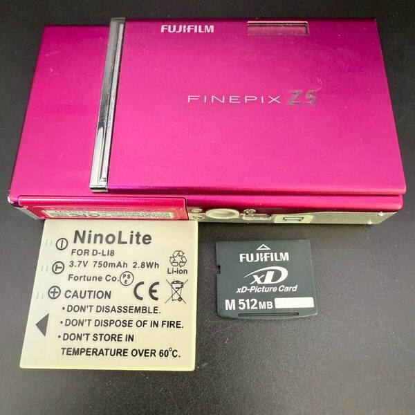 FUJIFILM FinePix Z5fd 富士フイルム ファインピクス コンパクトデジタルカメラ バッテリー付