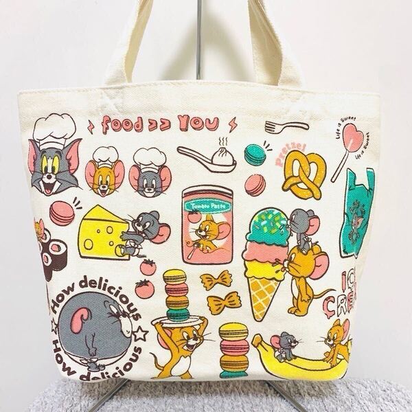 トートバッグ バッグ トムとジェリー カラフル