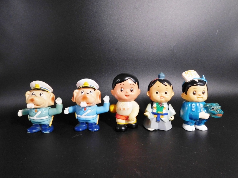 ☆非売品 東京相互銀行 ソフビ 人形 貯金箱 とら 虎 トラ 当時物