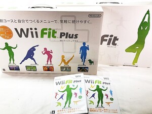 ジャンク ◆ 任天堂 Wii Fit・Wii Fit plus 2個セット ※動作未確認・現状販売品 同梱不可 1円スタート★S