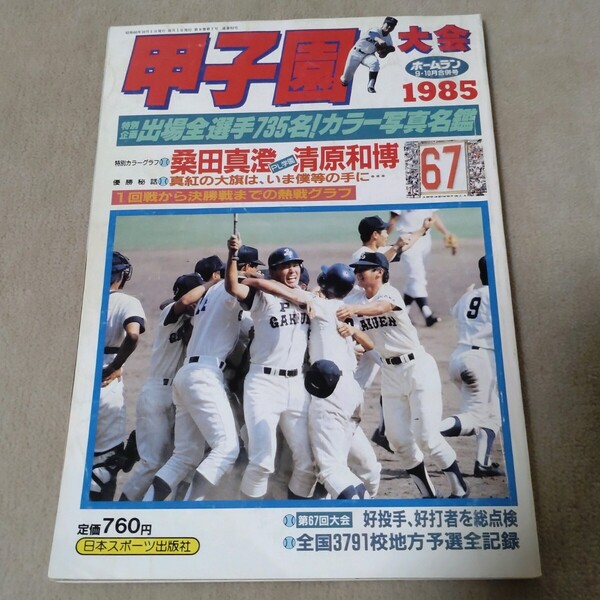 ホームラン 甲子園大会 1985 第67回全国高校野球選手権大会総集 桑田真澄 清原和博 PL学園