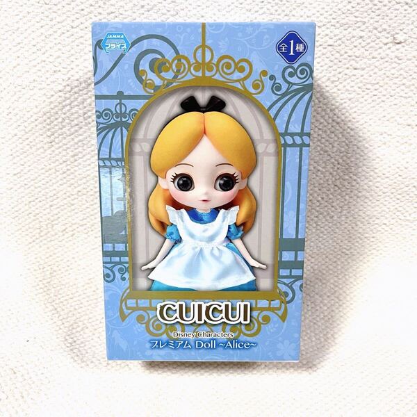 新品未開封 CUICUI Disney Characters プレミアム Doll Alice 不思議の国のアリス フィギュア ドール