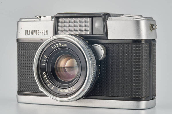 Olympus PEN-D / F-zuiko F1.9 32mmレンズ/ 35mm ハーフフレーム フィルムカメラ #B9