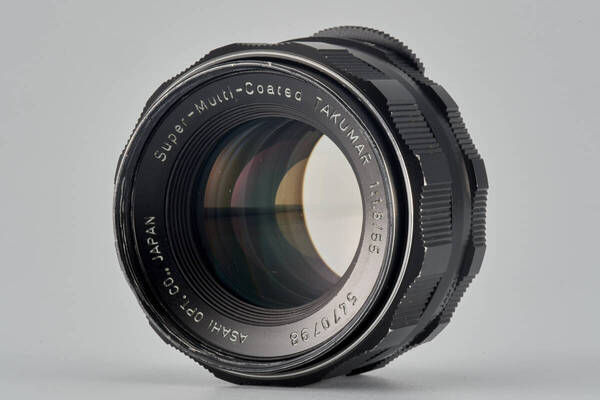 PENTAX Super-Multi-Coated TAKUMAR 55mm f1.8 M42スクリューマウント マニュアルフォーカスレンズ #R2