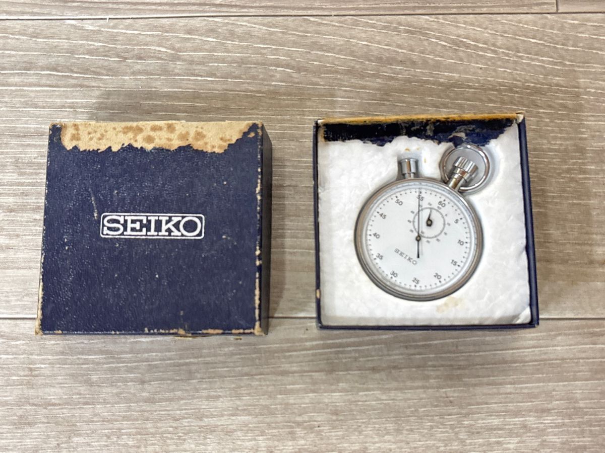 Yahoo!オークション -「seiko ストップウォッチ 手巻き」の落札