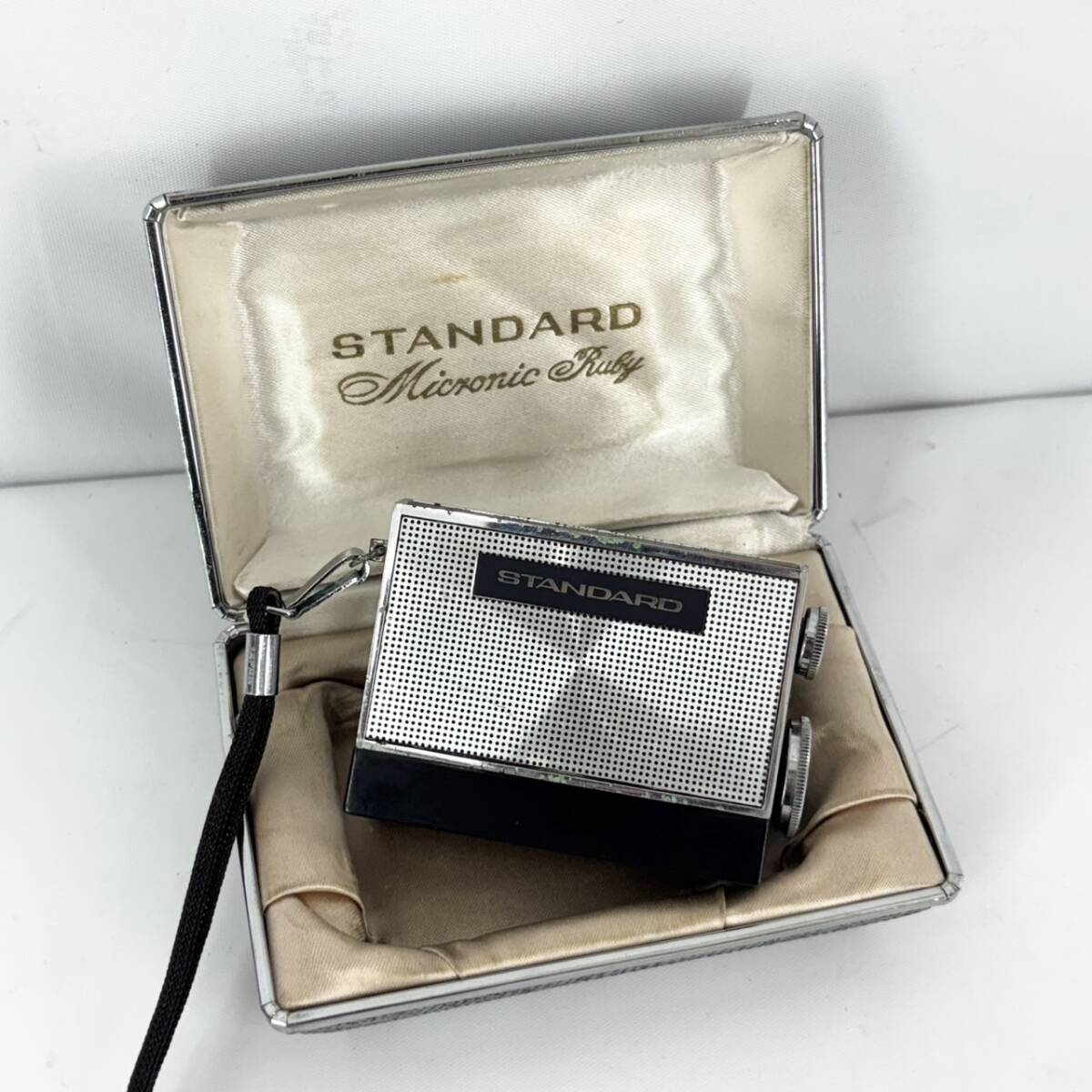 STANDARD SR-437 ミニトランジスタラジオ ラジオ・ラジカセミニ博物館・SONY・トランジスタラジオ・1972年